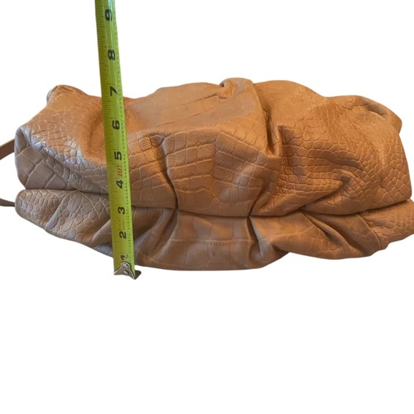 Michael Kors Erin Large Brown Crocodile Leather Shoulder Tote - Picture 9 of 11